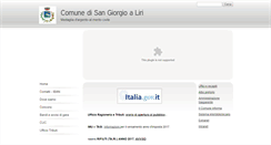Desktop Screenshot of comunedisangiorgioaliri.it